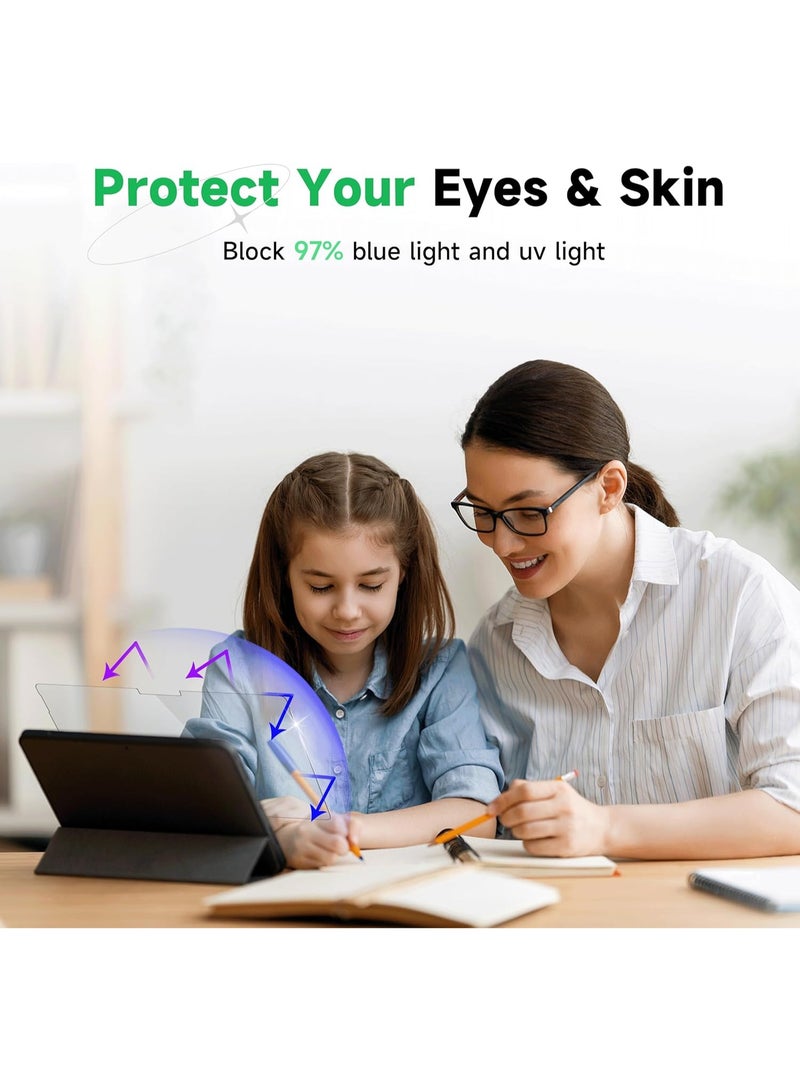 حماية شاشة من الورق 2 عبوات لجهاز Surface Pro 11/10/9/8/X - 13 بوصة (2019-2024)، ارسم واكتب كما على الورق، فلتر ضوء أزرق مضاد للتوهج، فيلم حساس، درع غير لامع، قلم ستايلس وصديق للحافظة. - Image 5